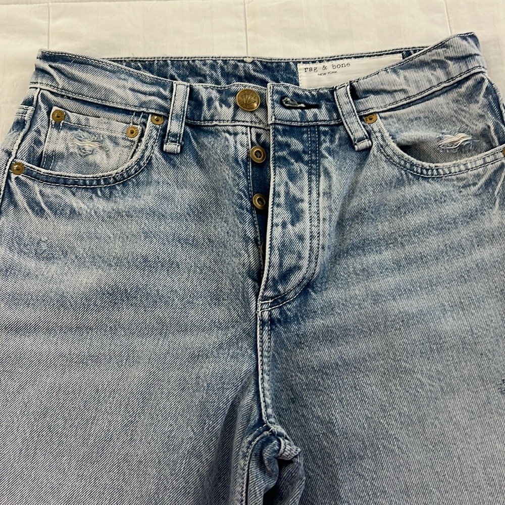 Rag & bone New York wide leg jeans size 26
